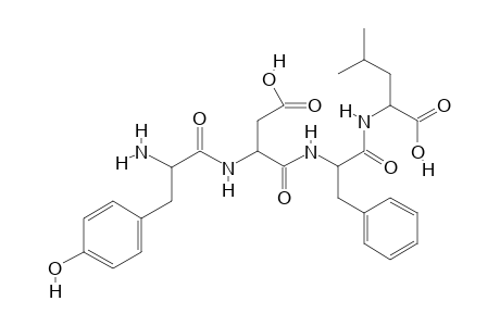 2-[[2-[[2-[[2-amino-3-(4-hydroxyphenyl)propanoyl]amino]-4-hydroxy-4-keto-butanoyl]amino]-3-phenyl-propanoyl]amino]-4-methyl-valeric acid
