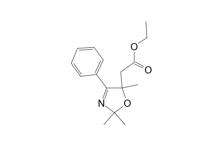 5-Ethoxycarbonylmethyl-2,2,5-trimethyl-4-phenyl-3-oxazoline
