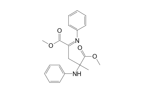 Glutamic acid, 2-methyl-N-phenyl-4-(phenylimino)-, dimethyl ester, (Z)-