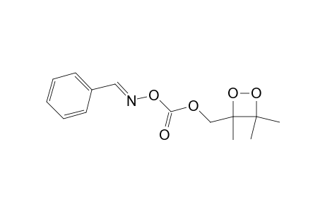 3-[(benzylidenaminooxycarbonyloxy)methyl]-3,4,4-trimethyl-1,2-dioxethane