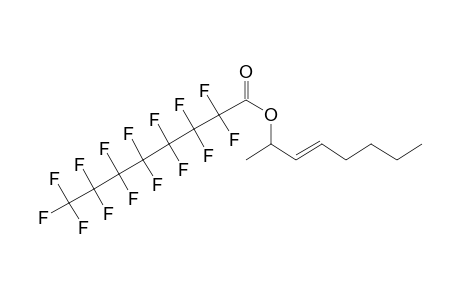 Pentadecafluorooctanoic acid, oct-3-en-2-yl ester