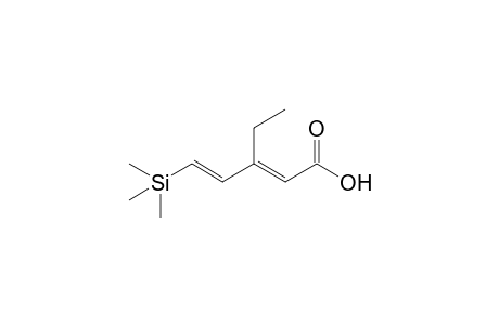 (2E,4E)-3-Ethyl-5-(trimethylsilyl)penta-2,4-dienoic acid