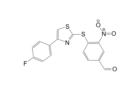 benzaldehyde, 4-[[4-(4-fluorophenyl)-2-thiazolyl]thio]-3-nitro-