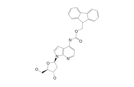 1-(2'-DEOXY-BETA-D-ERYTHRO-PENTOFURANOSYL)-4-([(FLUOREN-9-YL)-METHOXY]-CARBONYLAMINO)-1H-PYRROLO-[2,3-B]-PYRIDINE