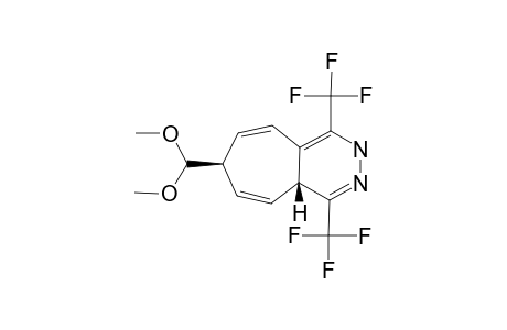 7-DIMETHOXYMETHYL-1,4-BIS-(TRIFLUOROMETHYL)-2,4A-DIHYDRO-7H-CYCLOHEPTA-[D]-PYRIDAZINE