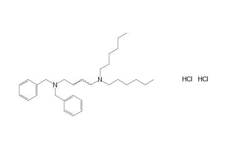 N,N-dibenzyl-N',N'-dihexyl-2-butene-1,4-diamine, dihydrochloride