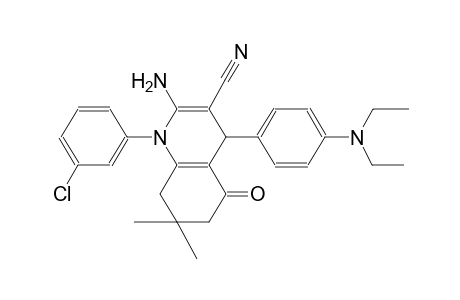 3-quinolinecarbonitrile, 2-amino-1-(3-chlorophenyl)-4-[4-(diethylamino)phenyl]-1,4,5,6,7,8-hexahydro-7,7-dimethyl-5-oxo-