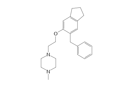 1-(2-((6-Benzyl-2,3-dihydro-1H-inden-5-yl)oxy)ethyl)-4-methylpiperazine