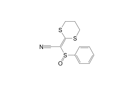 (1',3'-Dithian-2'-ylidene)(phenylsulfinyl)acrylonitrile