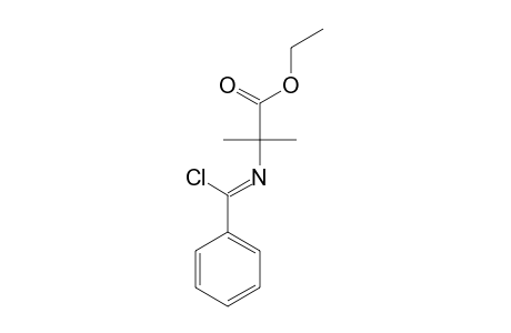 ETHYL-2-([CHLORO-(PHENYL)-METHYLIDENE]-AMINO)-2-METHYLPROPANOATE