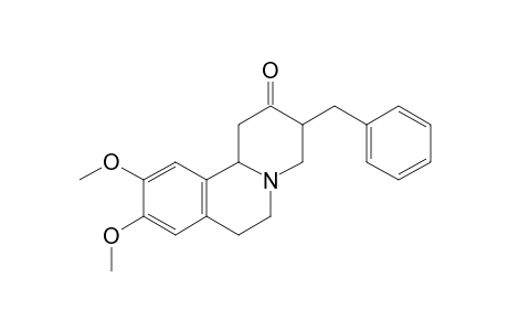 3-benzyl-9,10-dimethoxy-1,3,4,6,7,11b-hexahydro-2H-benzo[a]quinolizin-2-one