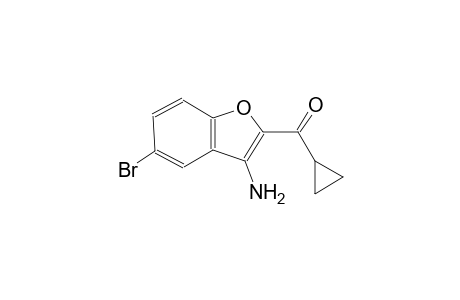 (3-amino-5-bromo-1-benzofuran-2-yl)(cyclopropyl)methanone