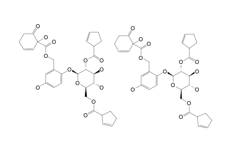 SCOLOPOSIDE-D;2-(2,6-DICYCLOPENT-2-ENOYL-BETA-GLUCOPYRANOSYLOXY)-7-(1-HYDROXY-6-OXOCYCLOHEX-3-ENOYL)-5-HYDROXYBENZYL-ALCOHOL