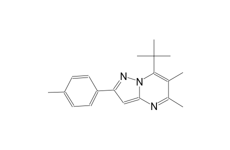 Pyrazolo[1,5-a]pyrimidine, 7-tert-butyl-5,6-dimethyl-2-(4-methylphenyl)-