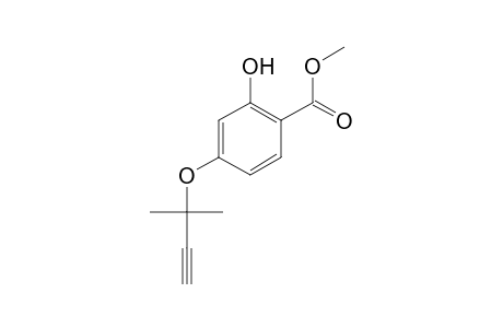 Methyl 2-Hydroxy-4-(2-methyl-but-3-yn-2-yloxy)-benzoate