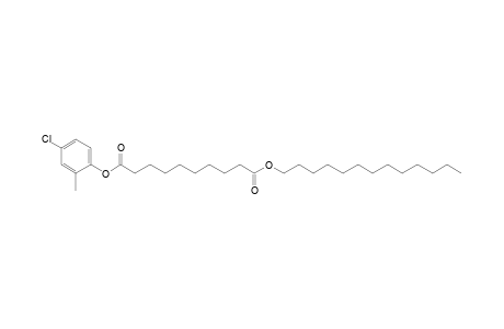 Sebacic acid, 4-chloro-2-methylphenyl tridecyl ester