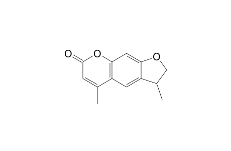 3,5-Dimethyl-2,3-dihydrofuro[3,2-g]chromen-7-one