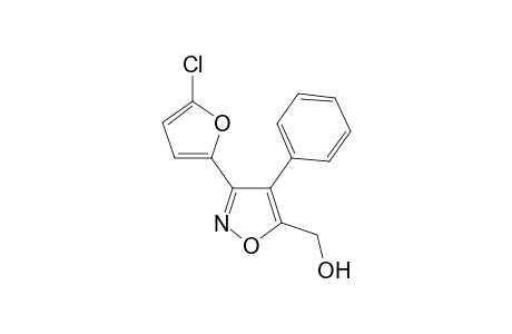 3-(5-Chlorofuran-2-yl)-5-hydroxymethyl-4-phenylisoxazole