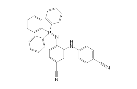 3-[(4-Cyanophenyl)amino]-4-[(triphenyl-lambda5-phosphanylidene)amino]benzonitrile