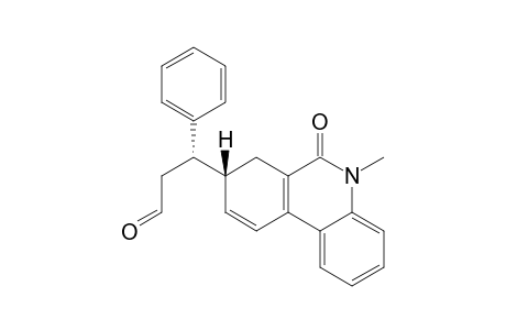 (S)-3-((R)-5-Methyl-6-oxo-5,6,7,8-tetrahydro-phenanthridin-8-yl)-3-phenyl-propionaldehyde