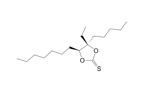 TRANS-4-ETHYL-4-PENTYL-5-HEPTYL-1,3-DIOXOLAN-2-THION