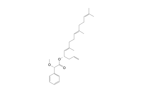(S)-METHOXYPHENYLACETIC-ACID-3,7,11-TRIMETHYL-(1R)-1-(2-PROPENYL)-2E,6E,10-DODECATRIENYLESTER