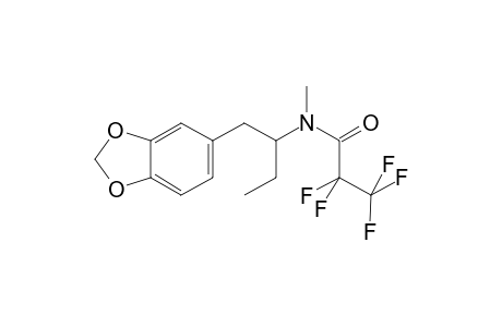 N-(1-(benzo[d][1,3]dioxol-5-yl)butan-2-yl)-2,2,3,3,3-pentafluoro-N-methylpropanamide