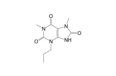 1,7-Dimethyl-3-propyl-9H-purine-2,6,8-trione