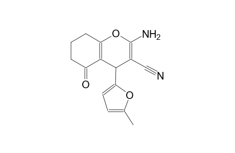 4H-1-benzopyran-3-carbonitrile, 2-amino-5,6,7,8-tetrahydro-4-(5-methyl-2-furanyl)-5-oxo-