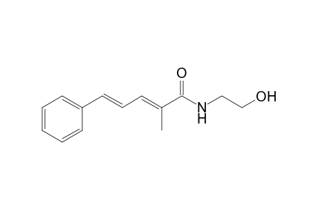 5-Phenyl-2-methyl-N-(2'-hydroxyethyl)-2,4-pentadienamide