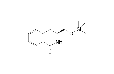 (1R,3S)-1-Methyl-3-hydroxymethyl-1,2,3,4-tetrahydroisoquinoline trimethylsilyl dervitive