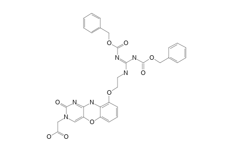 N-(1)-CARBOXYMETHYL-6-[2-(N,N'-BIS-Z-GUANIDINO)-ETHOXY]-PHENOXAZINE
