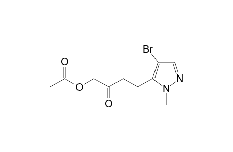acetic acid [4-(4-bromo-2-methyl-pyrazol-3-yl)-2-keto-butyl] ester