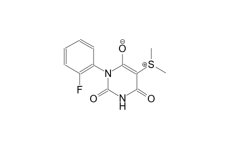 5-(dimethylsulfonio)-3-(2-fluorophenyl)-2,6-dioxo-1,2,3,6-tetrahydro-4-pyrimidinolate