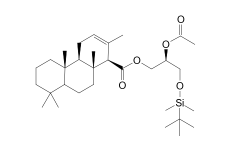 (-)-ent-Isocapalic acid 2-Acetyl-3-(t-butyldimethylsilyl)glycerol ester