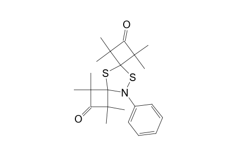 1,1,3,3,7,7,9,9-octamethyl-11-phenyl-5,10-dithia-11-azadispiro[3.1.3.2]undecane-2,8-dione