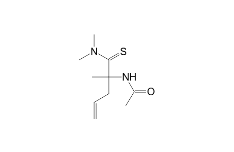 N-[1-(dimethylamino)-2-methyl-1-sulfanylidene-pent-4-en-2-yl]ethanamide