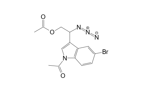 2-(1-Acetyl-5-bromoindol-3-yl)-2-azidoethyl acetate