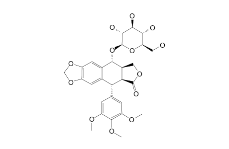 L-PICROPODOPHILLOTOXIN-7'-O-BETA-D-GLUCOPYRANOSIDE