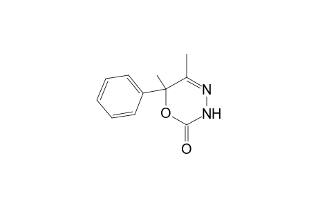 2H-1,3,4-Oxadiazin-2-one, 3,6-dihydro-5,6-dimethyl-6-phenyl-
