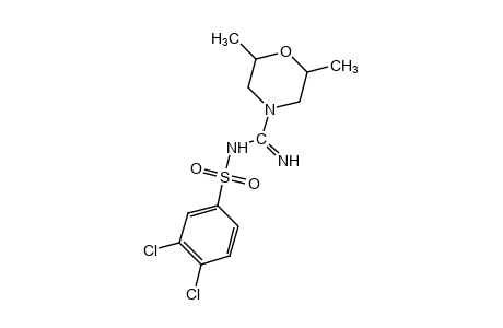 3,4-dichloro-N-[1-(2,6-dimethylmorpholino)formimidoyl]benzenesulfonamide
