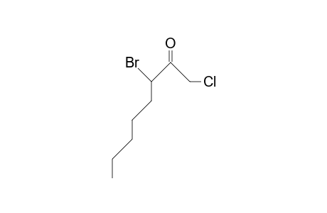 3-Bromo-1-chloro-octan-2-one