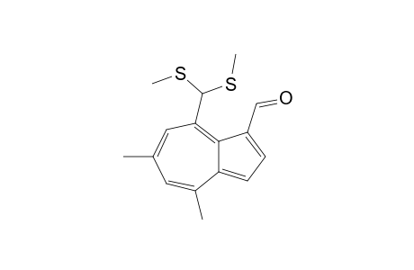 4-[bis(Methylthio)methyl]-6,8-dimethylazulene-3-carbaldehyde