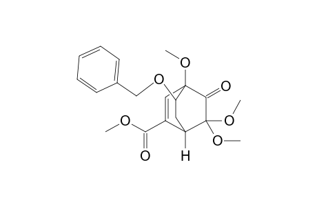 Methyl-7-(benzyloxy)-1,3,3-trimethoxy-2-oxobicyclo[2.2.2]oct-5-en-5-carboxylate