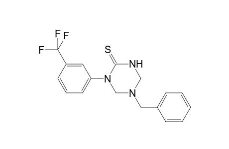 5-Benzyl-1-[3-(trifluoromethyl)phenyl]-1,3,5-triazinane-2-thione