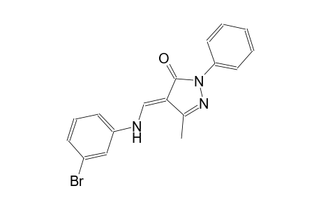 3H-pyrazol-3-one, 4-[[(3-bromophenyl)amino]methylene]-2,4-dihydro-5-methyl-2-phenyl-, (4E)-