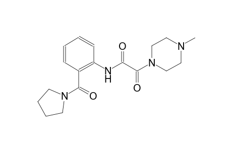 1-piperazineacetamide, 4-methyl-alpha-oxo-N-[2-(1-pyrrolidinylcarbonyl)phenyl]-