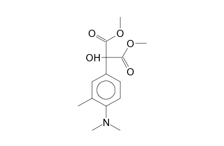 Malonic acid, 2-hydroxy-2-(4-dimethylamino-3-methylphenyl)-, dimethyl ester