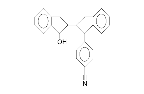 1-Hydroxy-1'-(4-cyano-phenyl)-2,2'-biindanyl