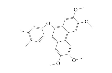 2,3,6,7-Tetramethoxy-11,12-dimethylbenzo[b]phenanthro[9,10-d]furan
